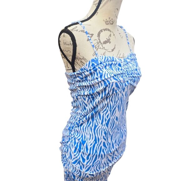 Diane Von Furstenberg DVF for Target Collab Women’s Sea Twig Blue Set Size S/M - Picture 4 of 15